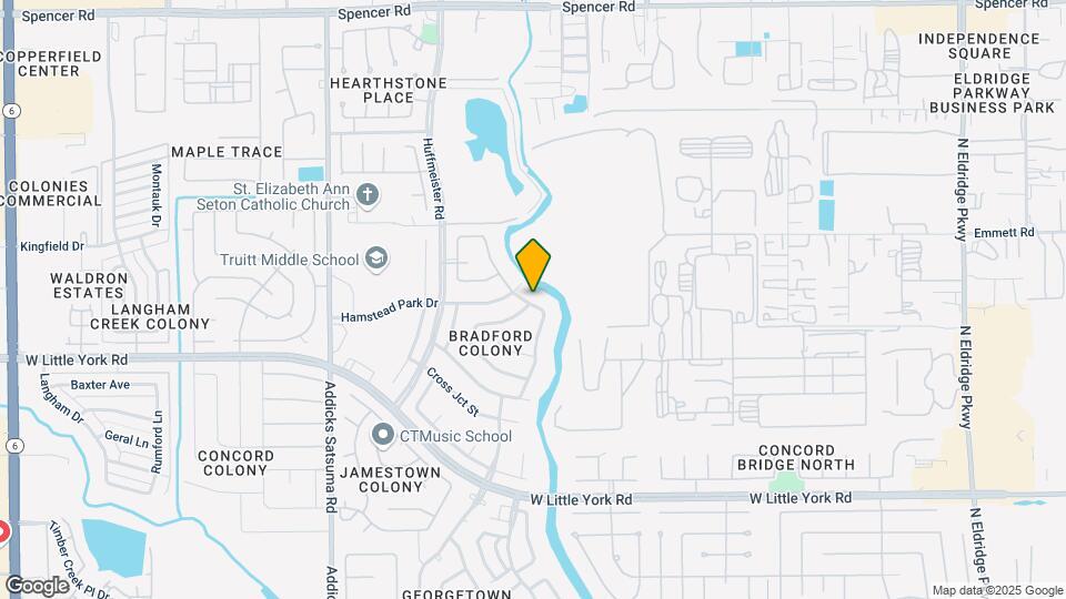 6446 Horsepen Bayou Dr Map and Location Details