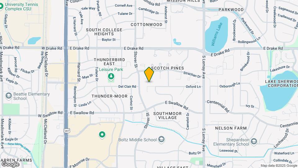 724 Oxford Ln Map and Location Details