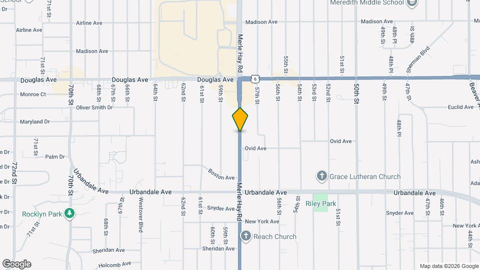 3425 Merle Hay Rd Map and Location Details