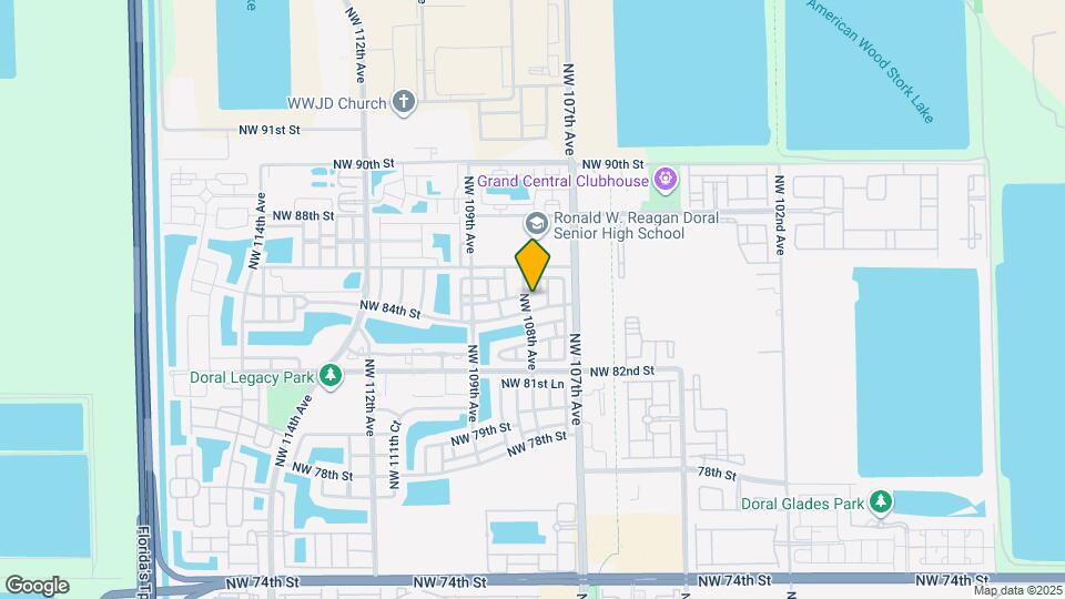 10776 NW 84th Ln Mapa y Detalles de la Ubicación