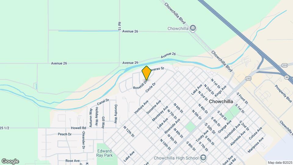 645 Rosehill Dr Map and Location Details