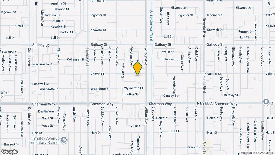 7344 Topeka Dr Map and Location Details