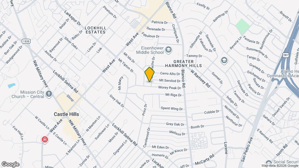 10507 Mt Boracho Dr Map and Location Details