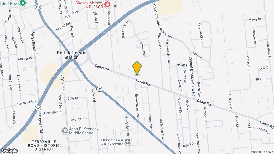 173 Canal Rd Map and Location Details