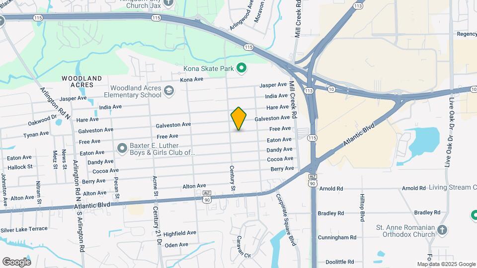 8730 Free Ave Mapa y Detalles de la Ubicación
