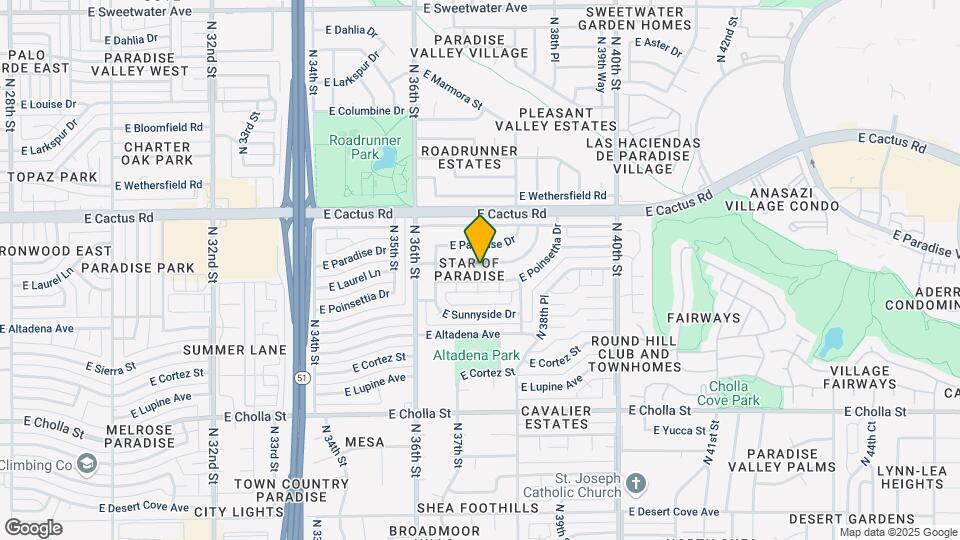 3707 E Laurel Ln Map and Location Details