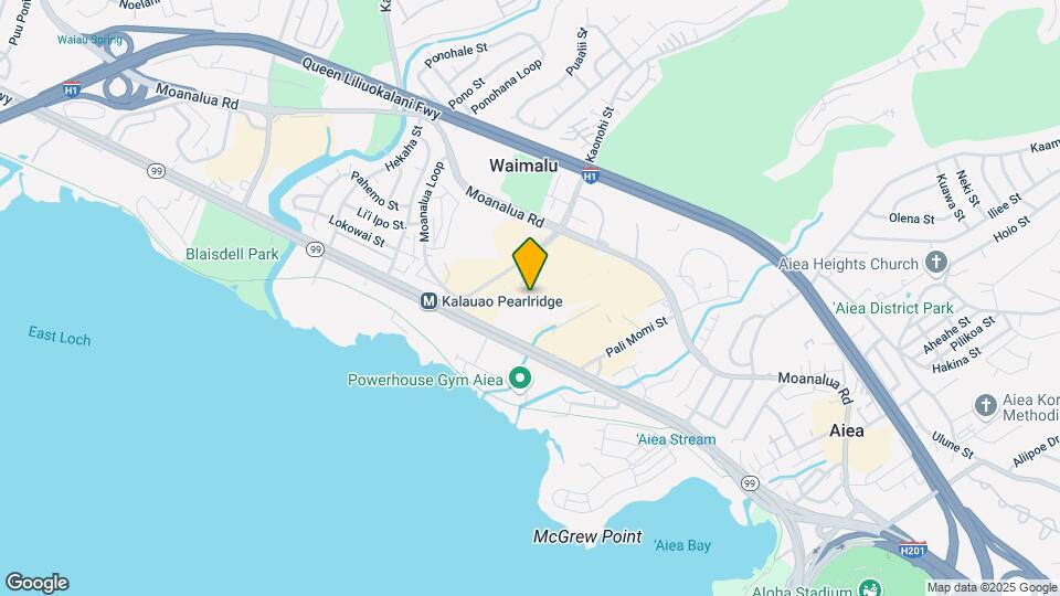 98-640 Moanalua Rd Map and Location Details
