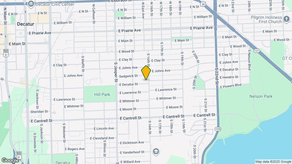 1536 E Decatur St Map and Location Details