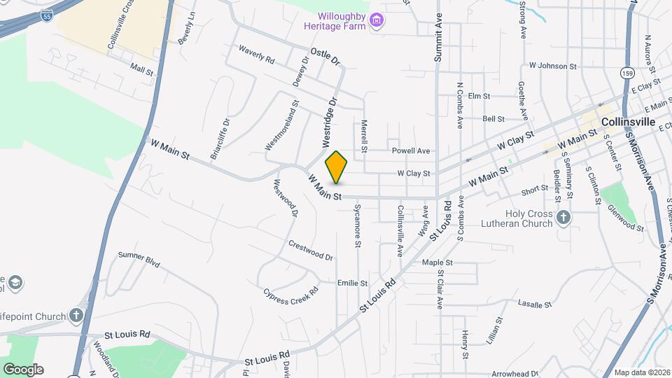 1225 W Main St Map and Location Details