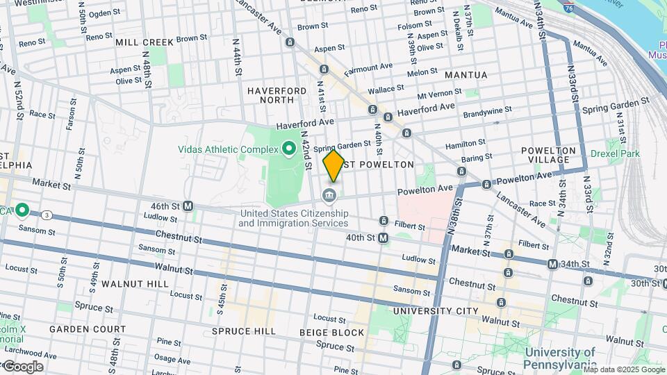 317 N 41st St-Unit -2 Map and Location Details