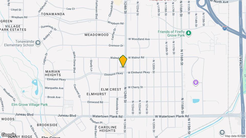 12400 Elmhurst Pkwy Map and Location Details