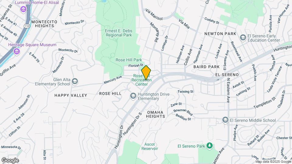 4553 Huntington Dr N Map and Location Details