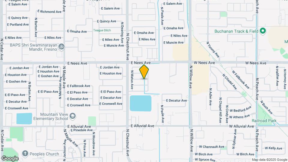 2629 E Goshen Ave Map and Location Details