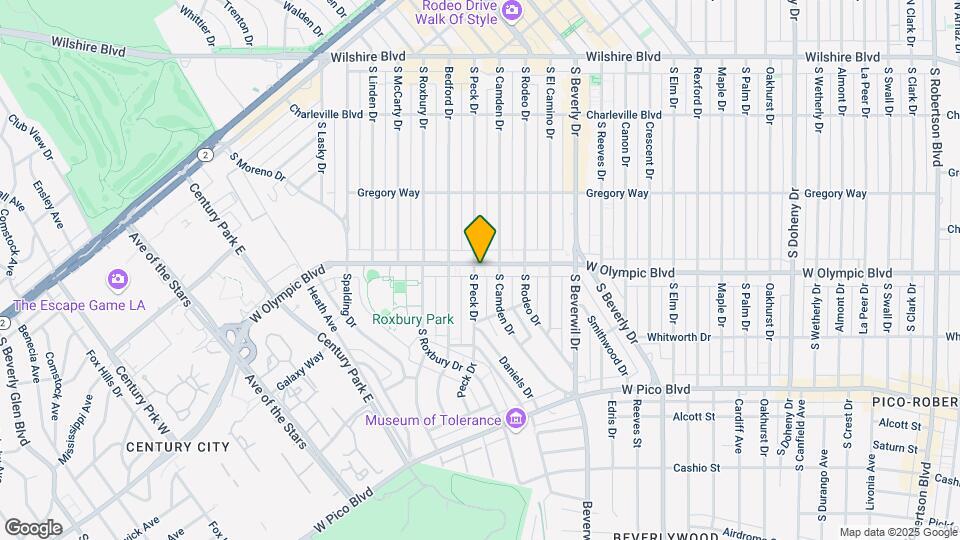 9594 W Olympic Blvd Map and Location Details