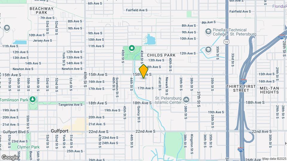 1543 43rd St S Map and Location Details