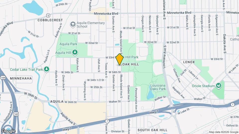 3364 Rhode Island Ave S Map and Location Details