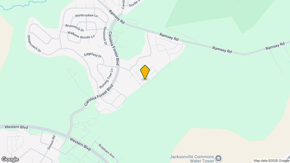 202 Streamwood Dr Map and Location Details