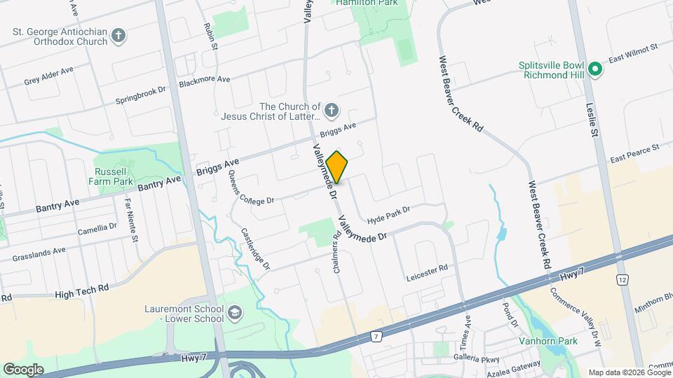 161 Valleymede Dr Map and Location Details