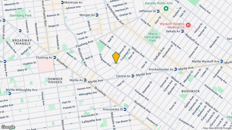 105 Troutman St Map and Location Details