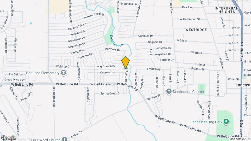 1201 Cypress Ln Mapa y Detalles de la Ubicación