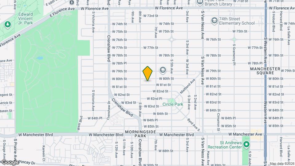 3001 W 81st St Map and Location Details