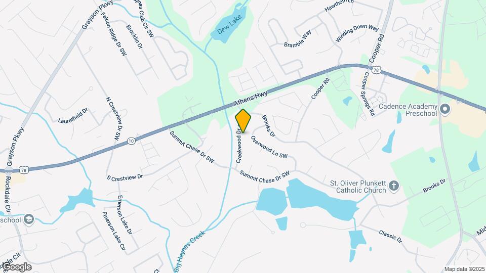 2880 Creekwood Dr SW Map and Location Details