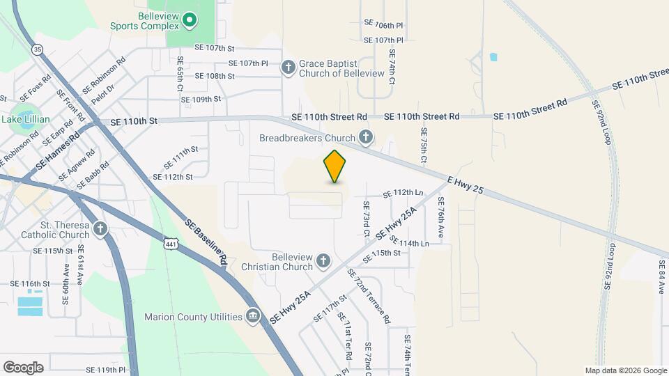 7223 SE 112th Ln Map and Location Details