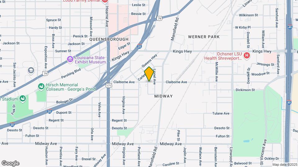 2323 Claiborne Ave Map and Location Details
