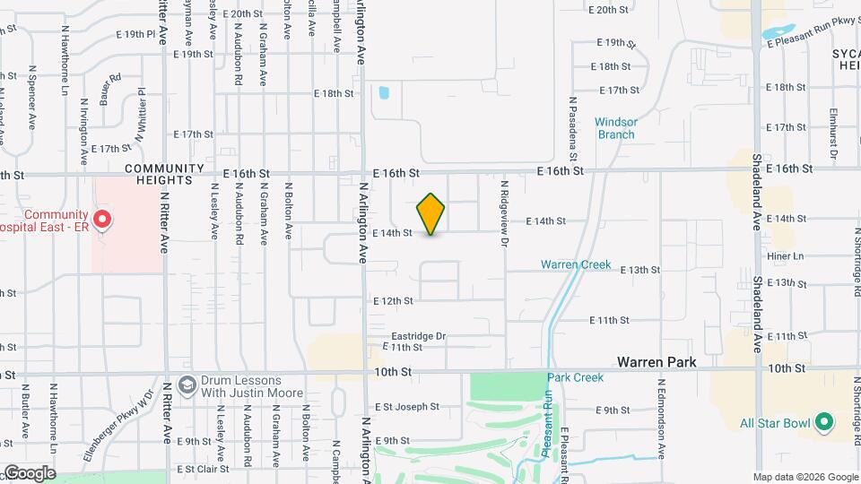 6123 E 14th St Map and Location Details