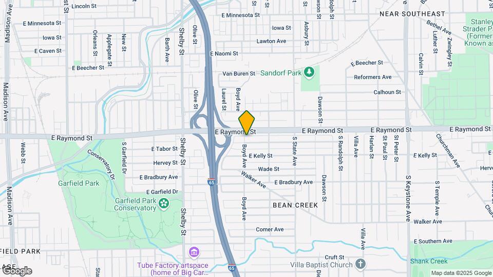 1502 E Tabor St Map and Location Details