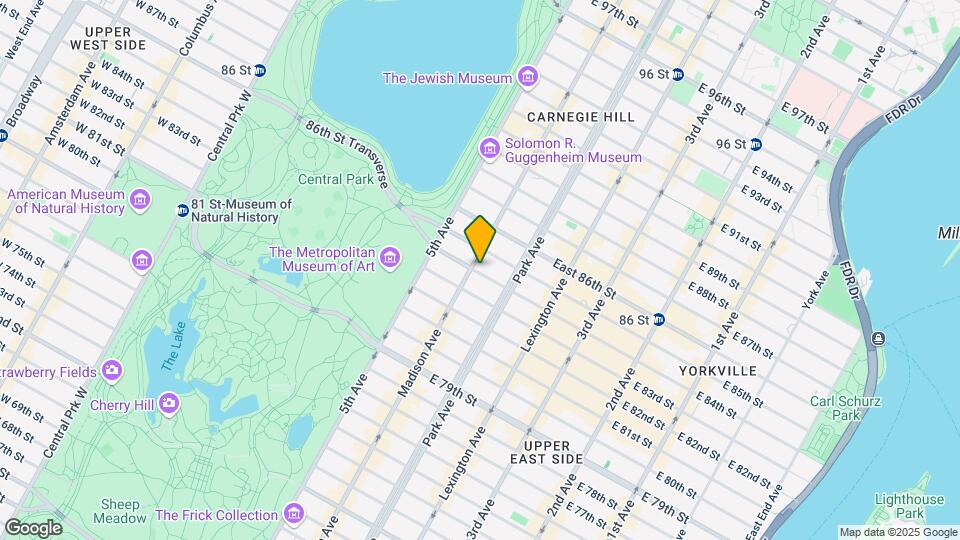 35 E 84th St Map and Location Details