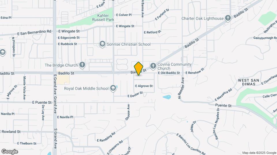 1461 E Grovecenter St Map and Location Details