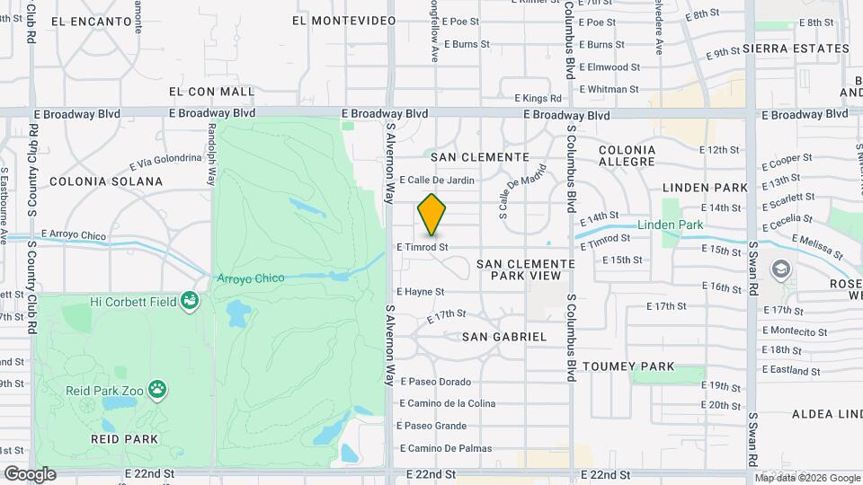 3991 E Timrod St Map and Location Details