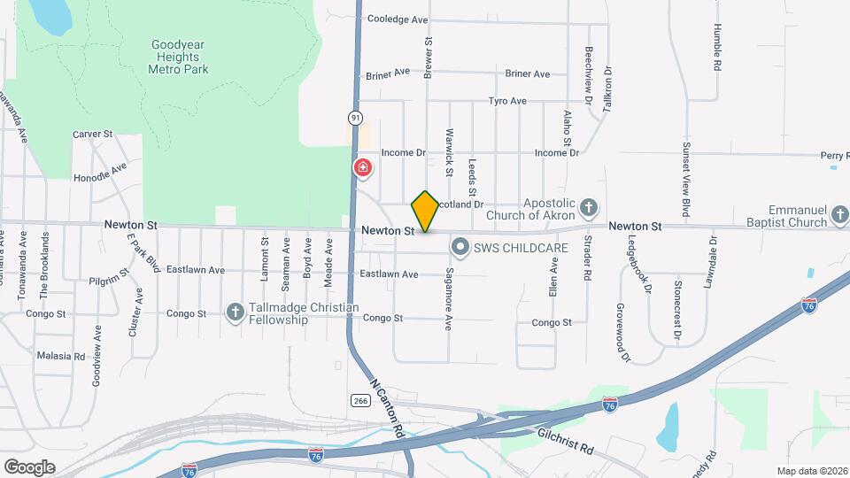 2350 Newton St Map and Location Details