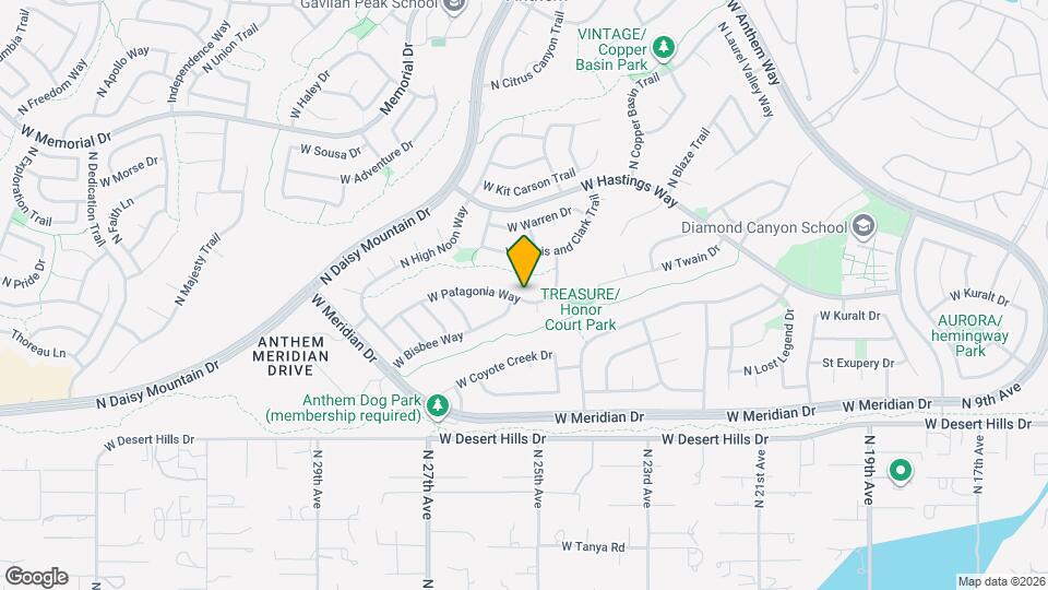 2520 W Patagonia Way Map and Location Details