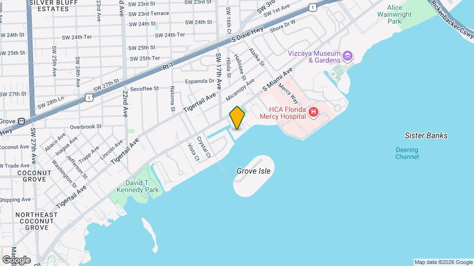 1700 S Bayshore Ln Map and Location Details