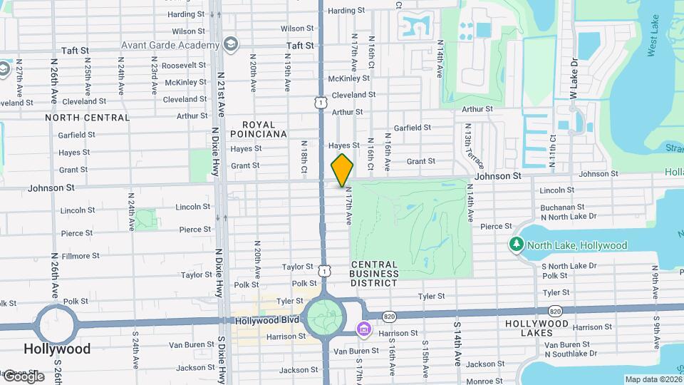 1715 Lincoln St Map and Location Details