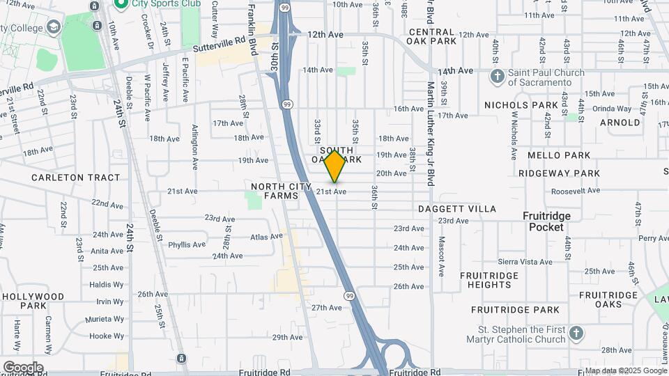 3337 21st Ave Map and Location Details