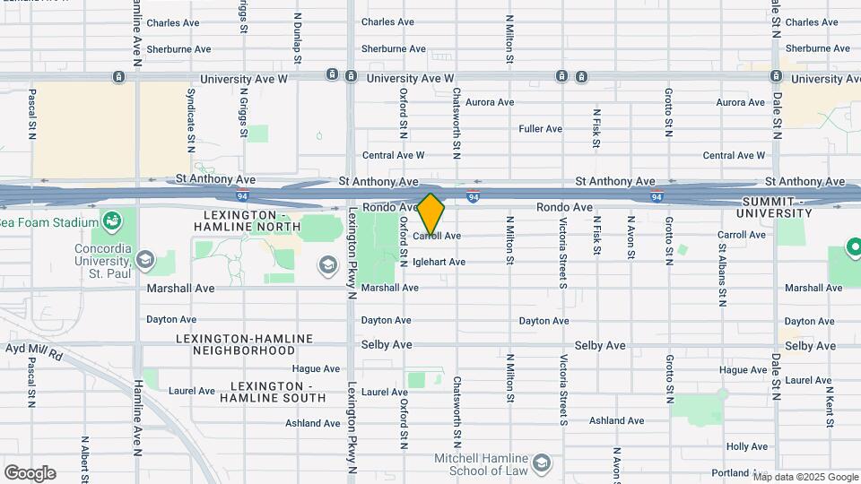 1008 Carroll Ave Map and Location Details