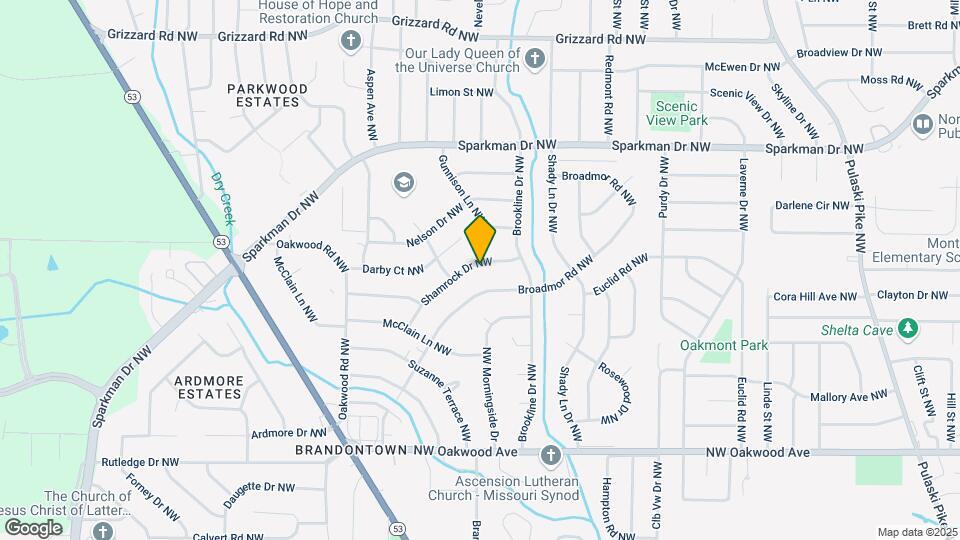 3911 Shamrock Dr NW Map and Location Details