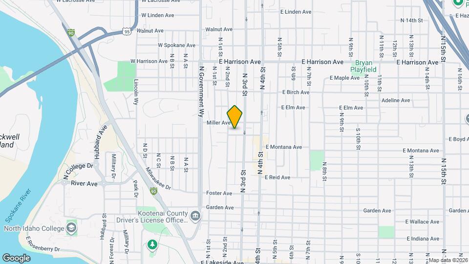 205 E Boise Ave Map and Location Details