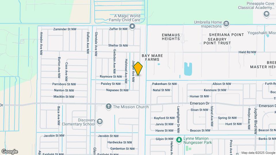 1492 Glencove Ave NW Mapa y Detalles de la Ubicación