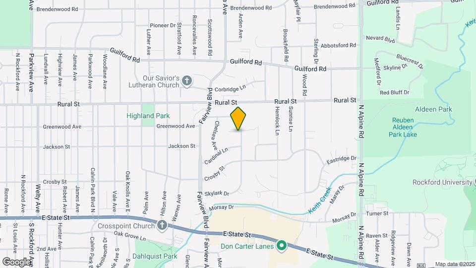 522 Skylark Dr Map and Location Details