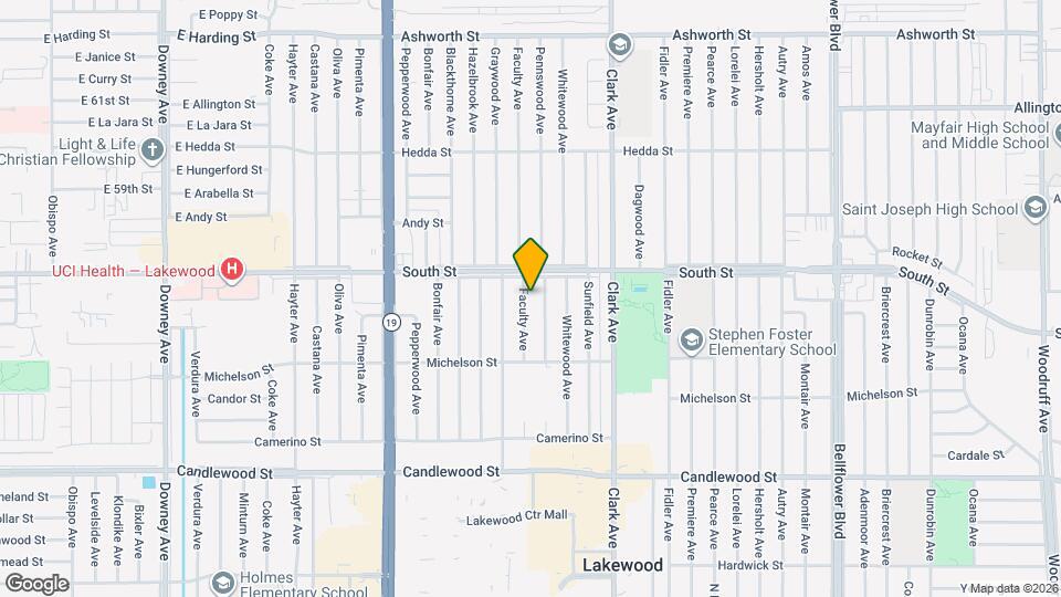 5722 Faculty Ave Map and Location Details