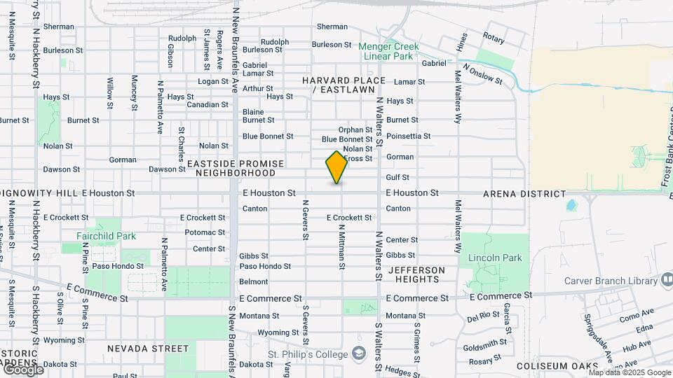 2447 E Houston St Map and Location Details
