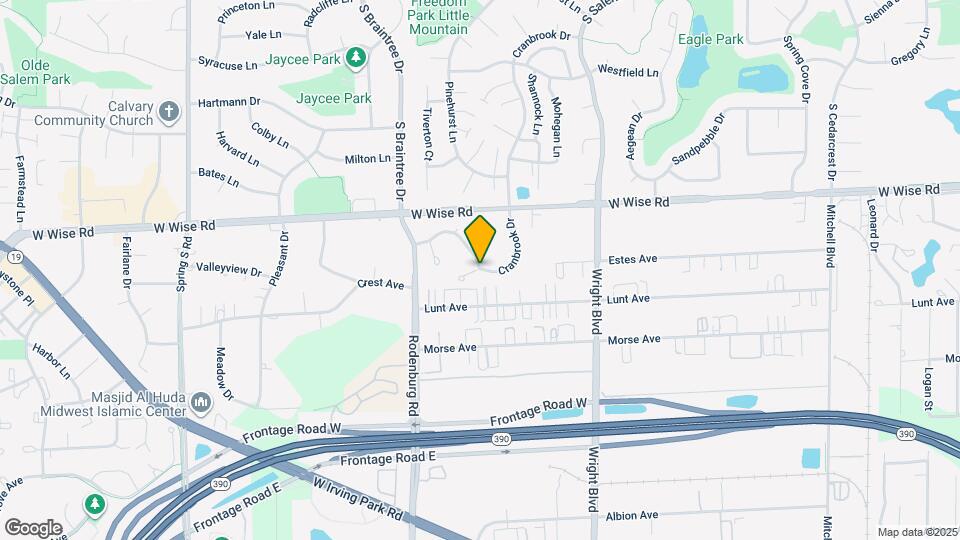 1309 Cranbrook Dr Map and Location Details