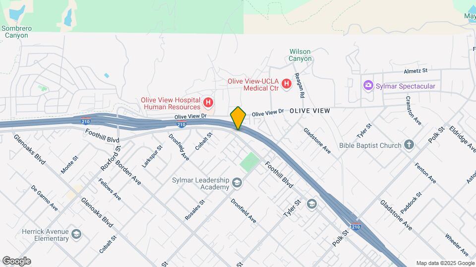 14487 Foothill Blvd Map and Location Details