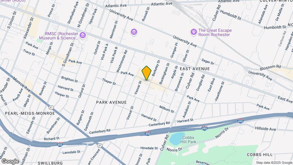 645 Park Ave Map and Location Details