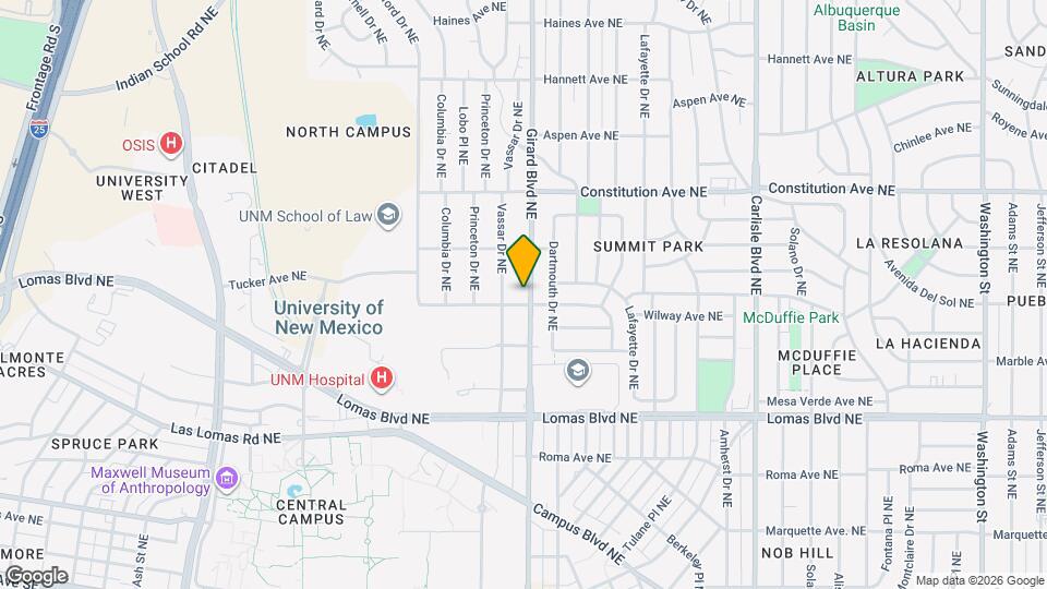 1005 Girard Blvd NE Map and Location Details