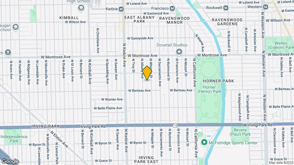4228 N Whipple St, Unit 1S Mapa y Detalles de la Ubicación